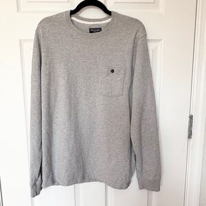 Abercrombie & Fitch Soft knit Cotton Shirt Mens XL Long Sleeve Grey